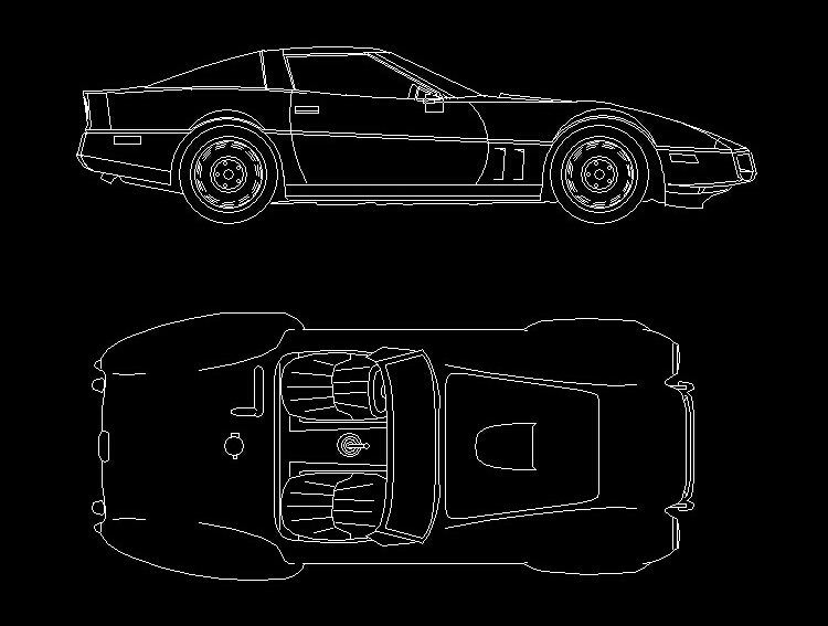 CAD常用交通工具汽车飞机图块图库