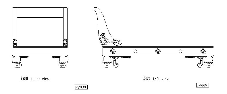 CAD家具图库欧式经 典家具CAD资料图集