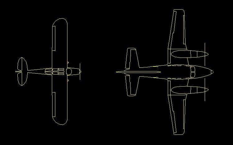 CAD常用交通工具汽车飞机图块图库