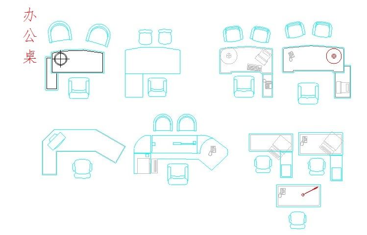 工装CAD建筑设计及装潢设计常用图块
