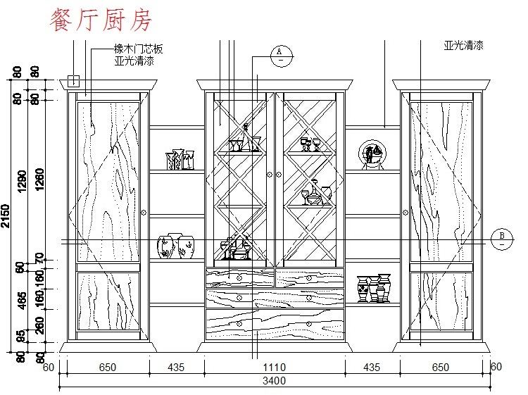 全套家装CAD室内设计施工图常用图块