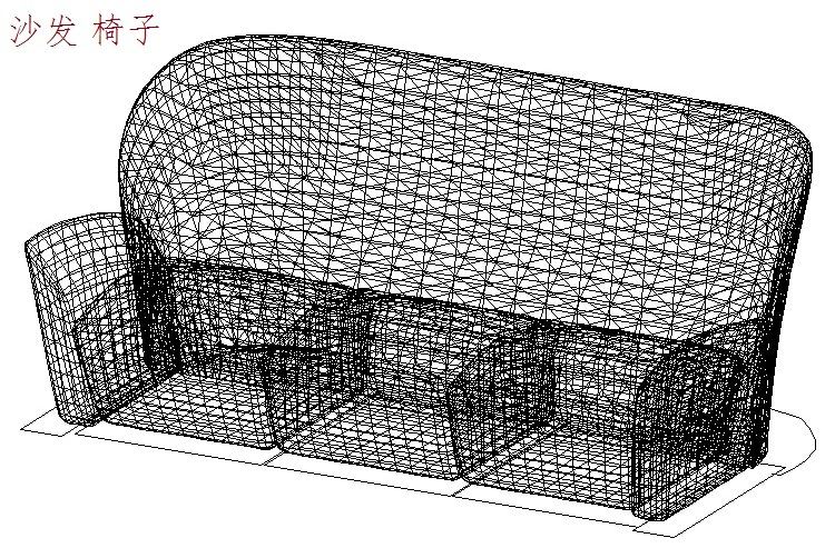 2600个CAD室内家具三维模型 CAD室内家具综合图库3D模型