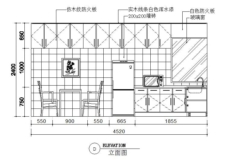 全套家装CAD室内设计施工图常用图块