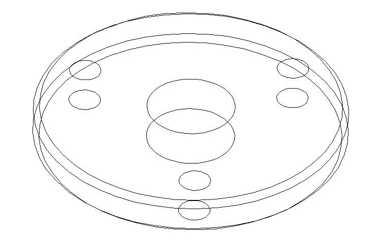 CAD机械部件练习图纸AutoCAD机械制图样例