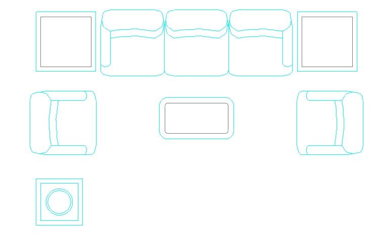 工装CAD建筑设计及装潢设计常用图块