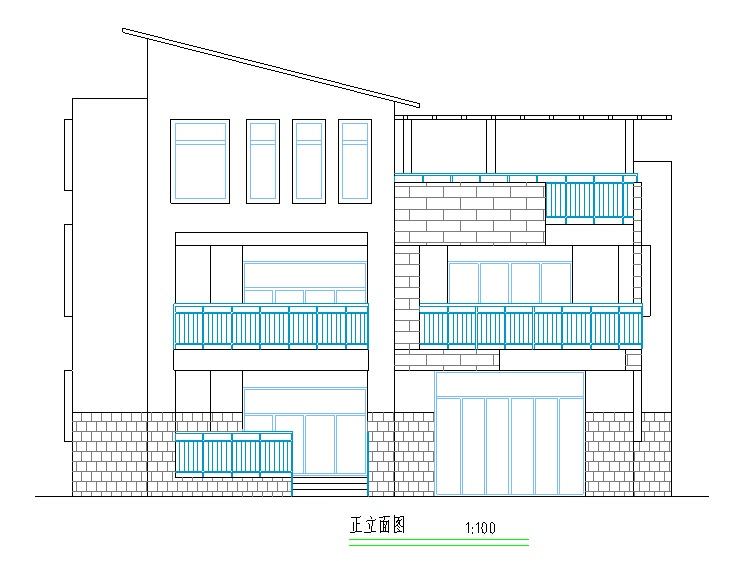 CAD别墅设计图纸图库全套CAD设计施工图自建房施工图