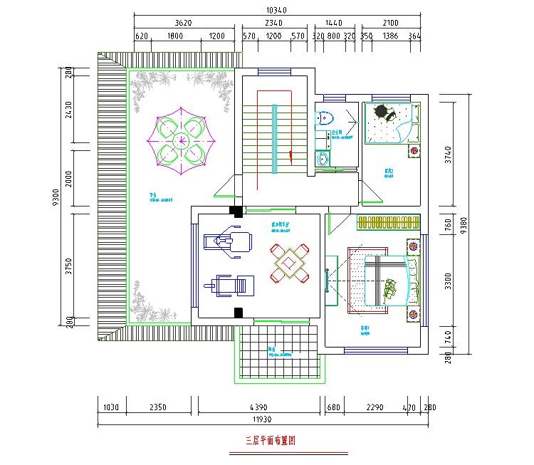 CAD别墅设计图纸图库全套CAD设计施工图自建房施工图