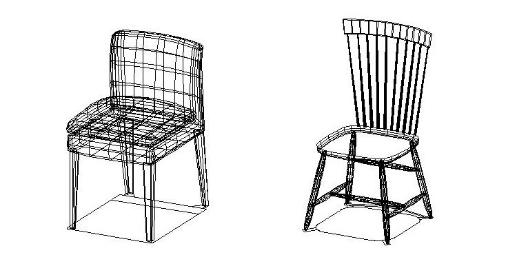2600个CAD室内家具三维模型 CAD室内家具综合图库3D模型