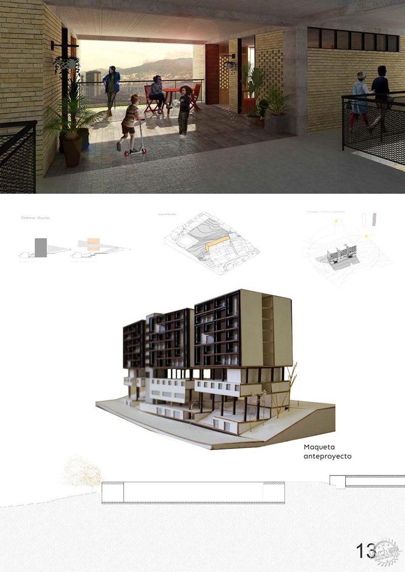 哥伦比亚国立大学 Universidad Nacional de Colombia学生建筑作品集第3张图片