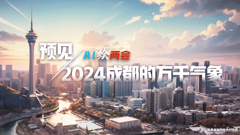 AI绘两会｜预见2024成都的万千气象