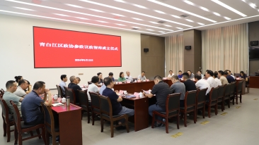青白江区政协举行参政议政智库成立仪式