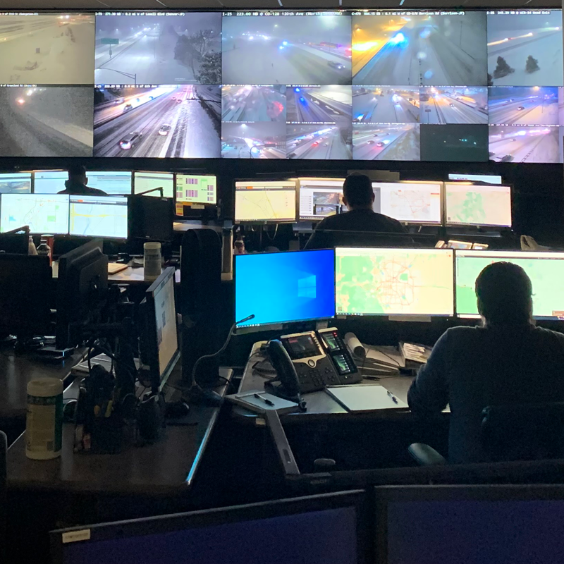 Operations Center worker. It’s our duty to maintain 23,000 miles of roadway in our state. Our three Operations Centers keep an eye on roads and coordinate incident response, monitor traffic, and distribute information to keep travelers in the know.