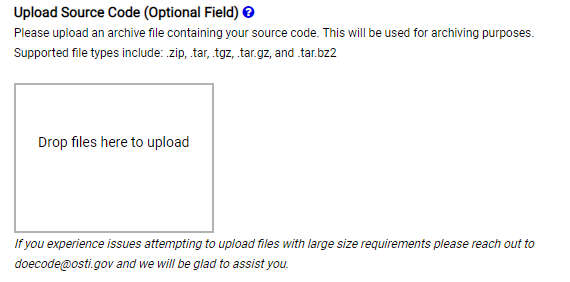 Upload Source Code